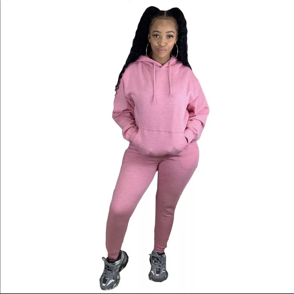 Pink sweatsuit